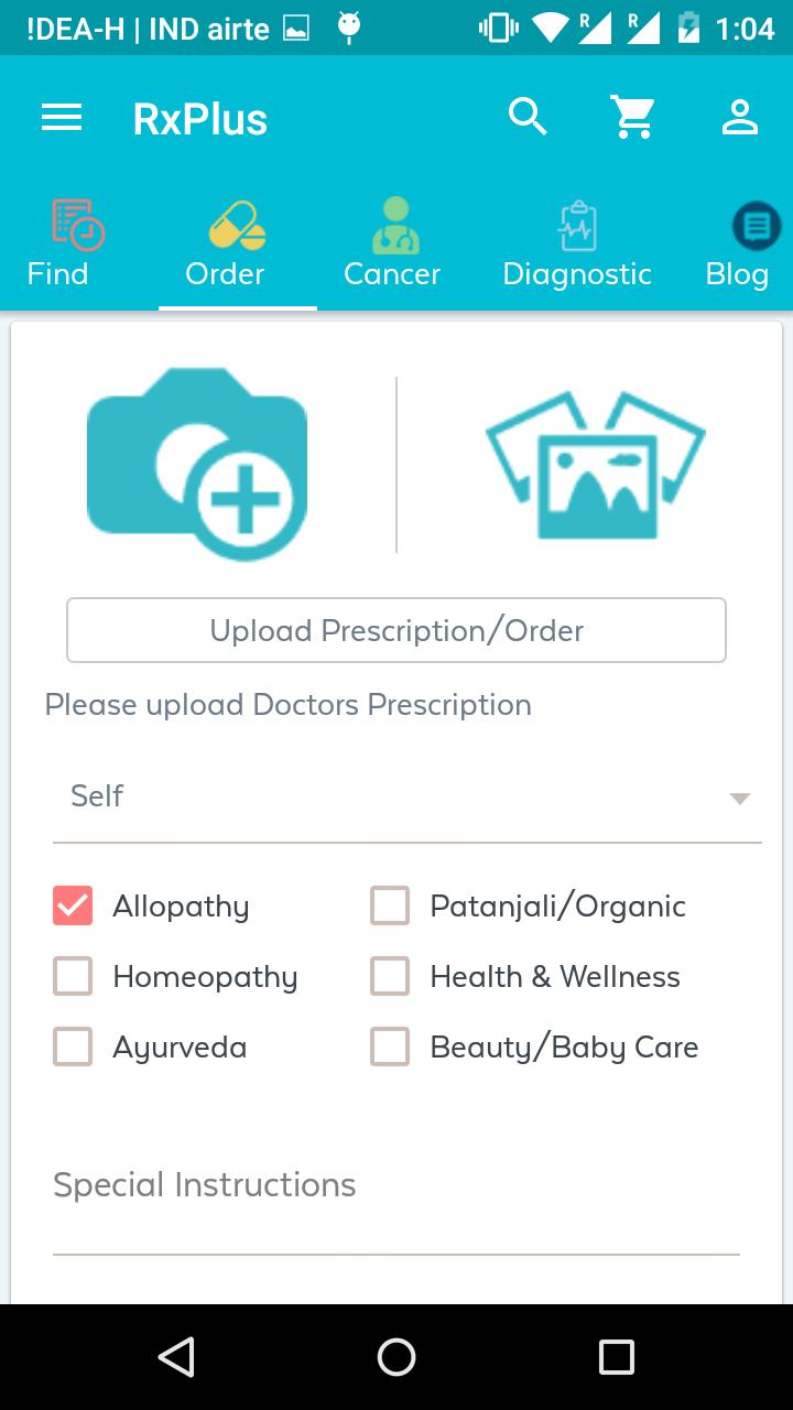 RxPlus:Smartphone Pharmacy-Book Doctor Appointment