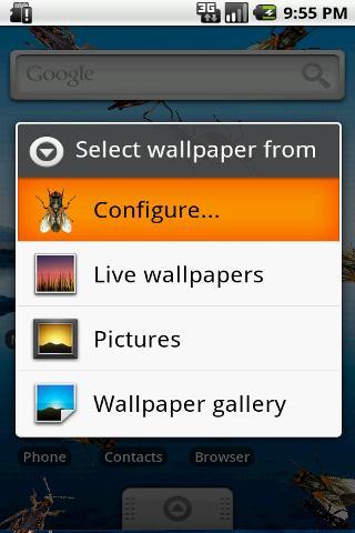Live Wallpaper Creepy Crawlies