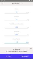 IV Infusion Calculator
