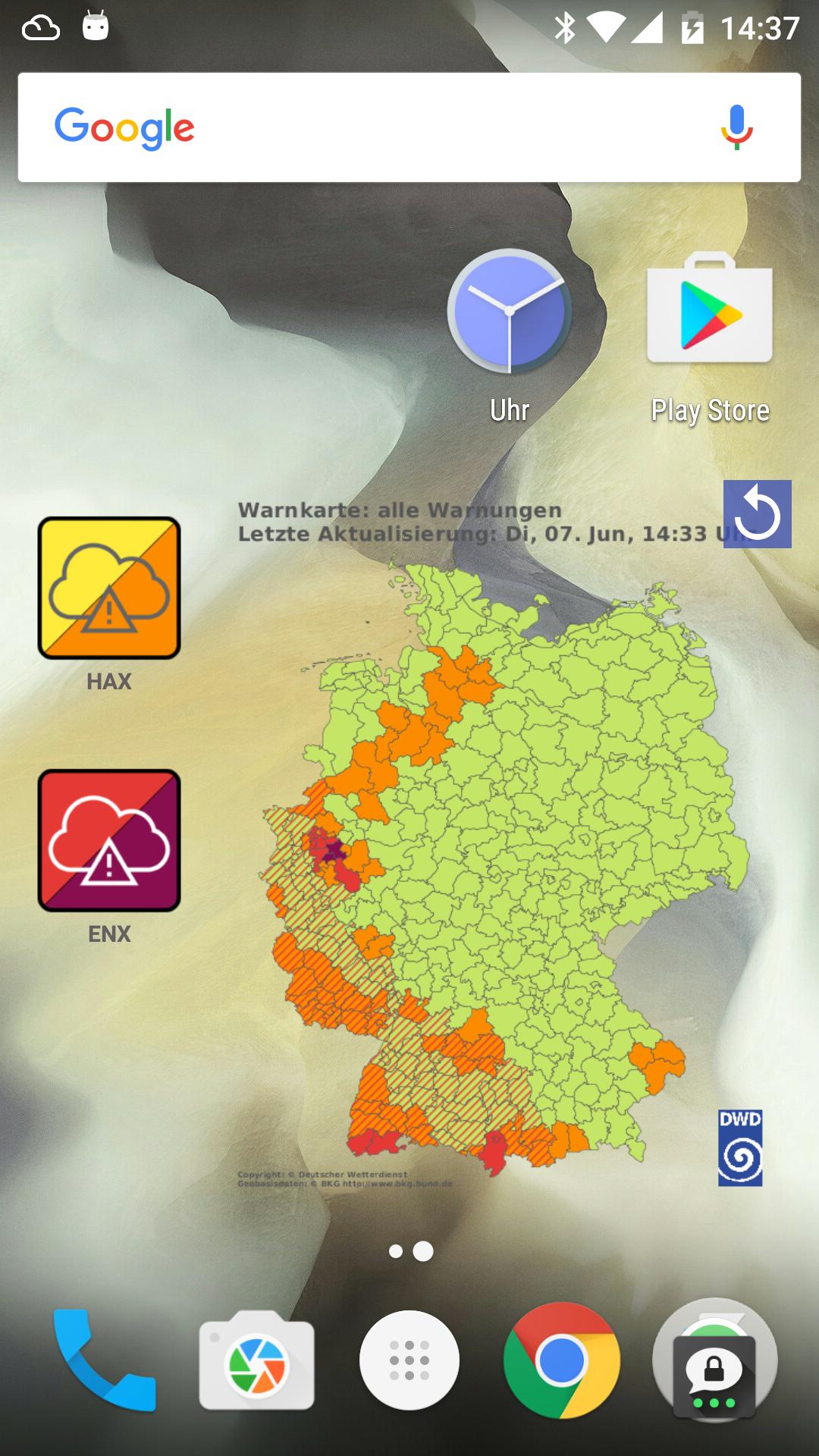 Wetterwarner [Widget]