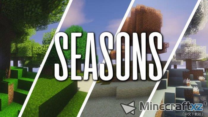 Jahreszeiten in Minecraft Resource Pack