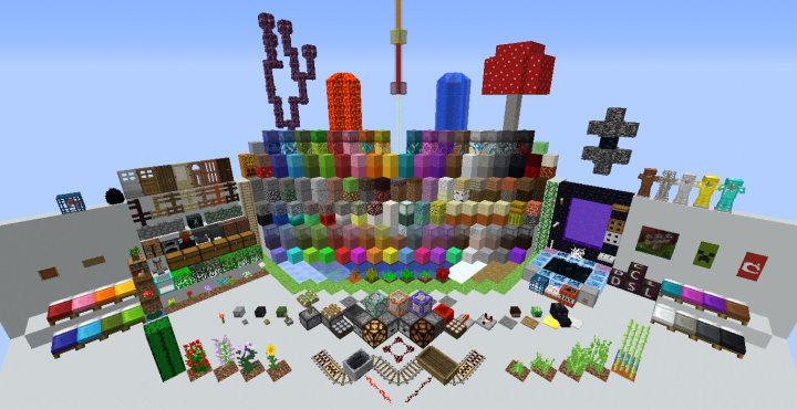 Minecraft 1.13.x Pack original de material mundial original