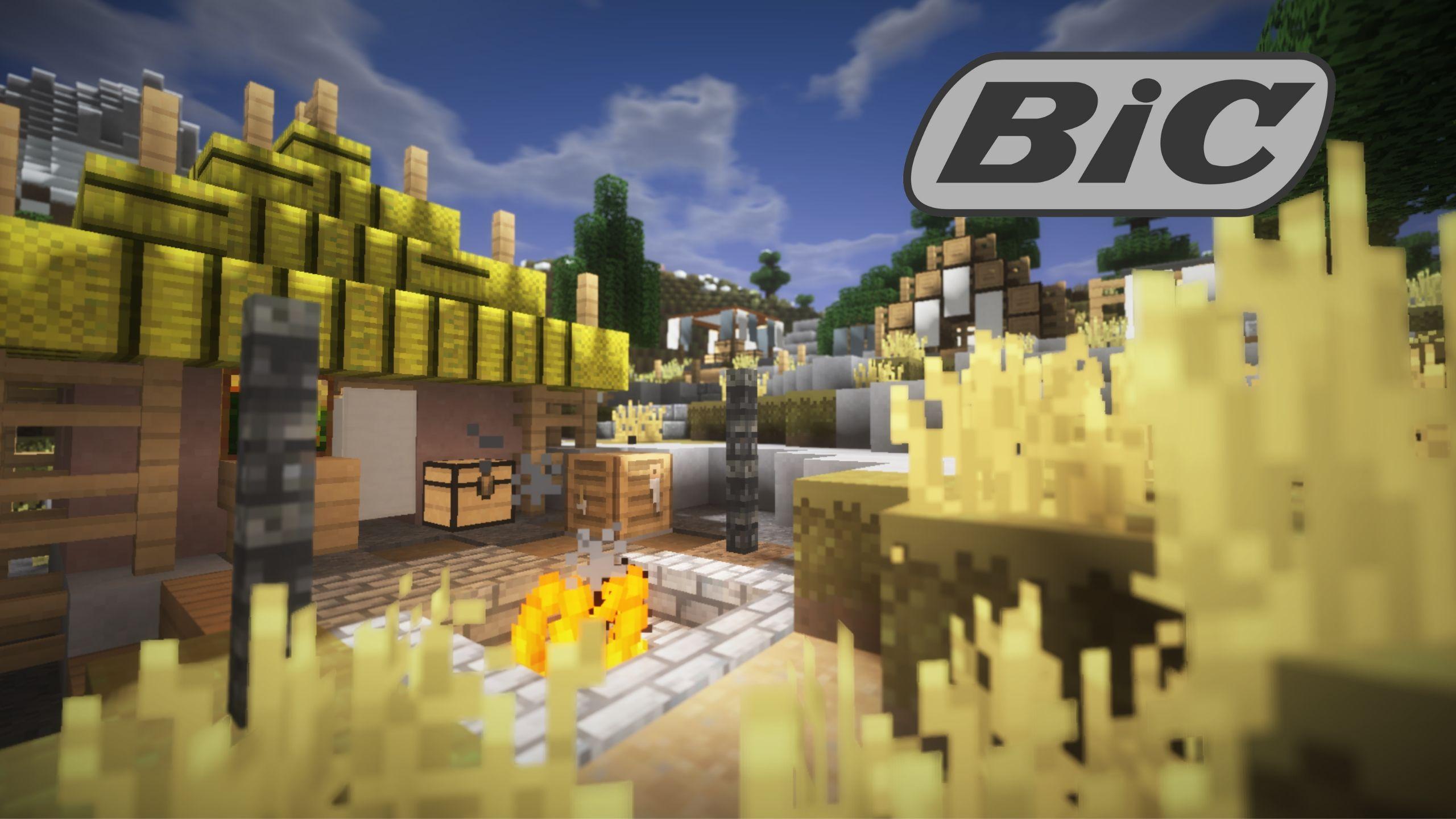Pacote de recursos minecraft bic