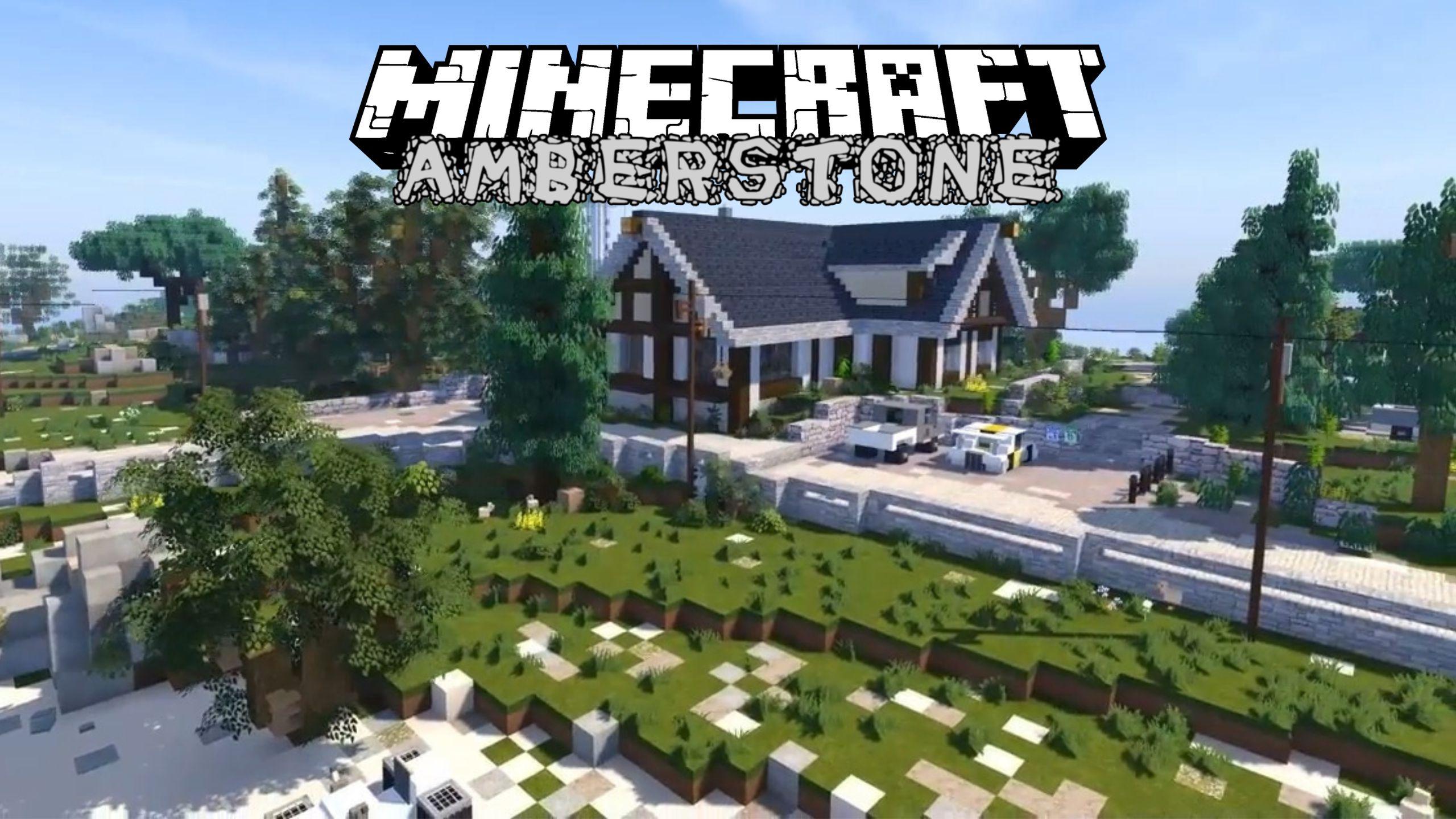 แพ็คเกจทรัพยากร Minecraft Amberstone