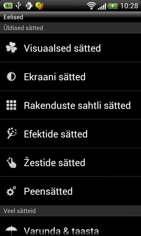 GO LauncherEX Estonian languag