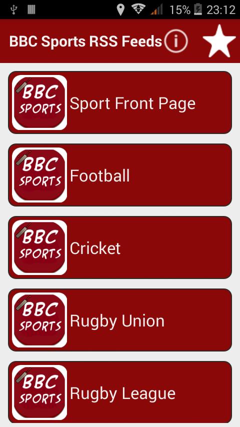 BBC Sports  Latest RSS Feeds