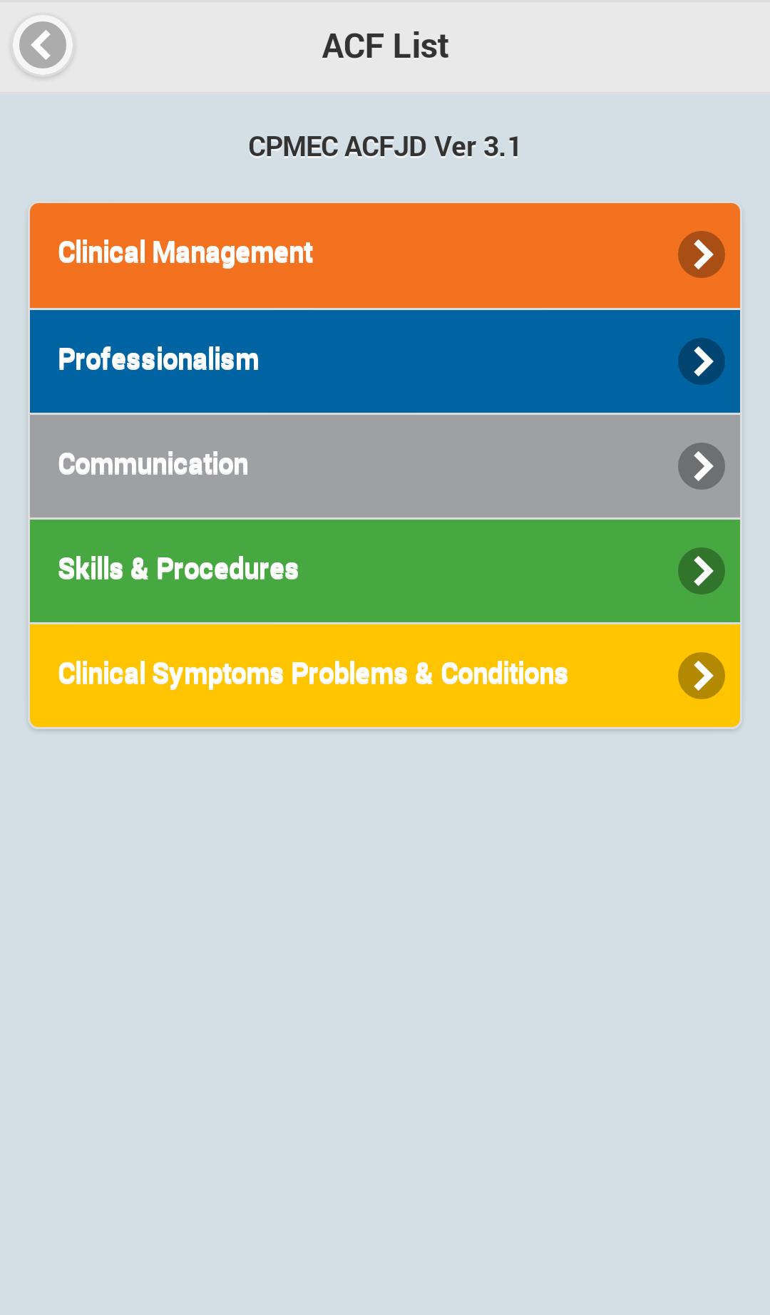 ACF Learning Planner