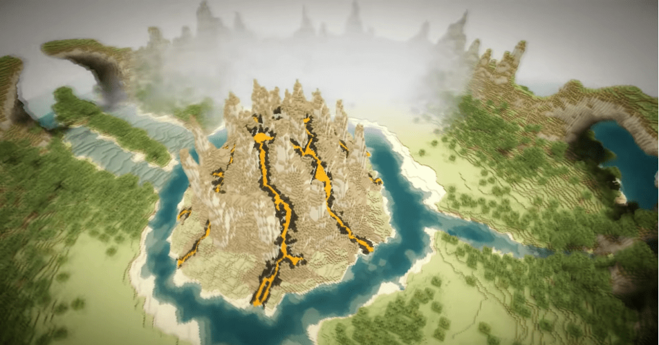 Peta Kepulauan Eldaria Minecraft |