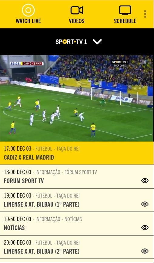 SPORT TV Multiscreen