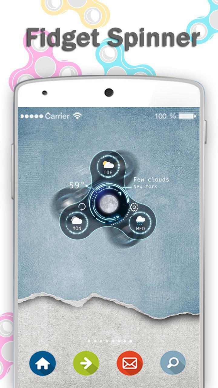 Virtual Fidget Spinner Game
