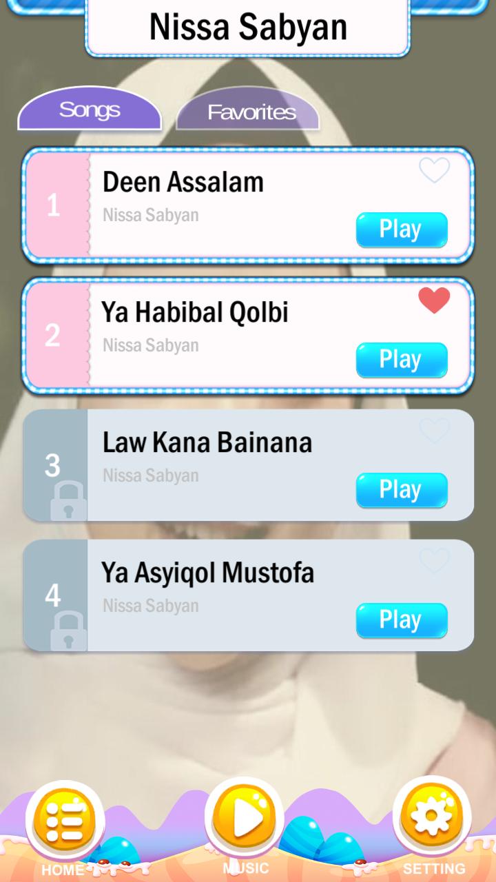 Ya Habibal Qolbi Piano Games