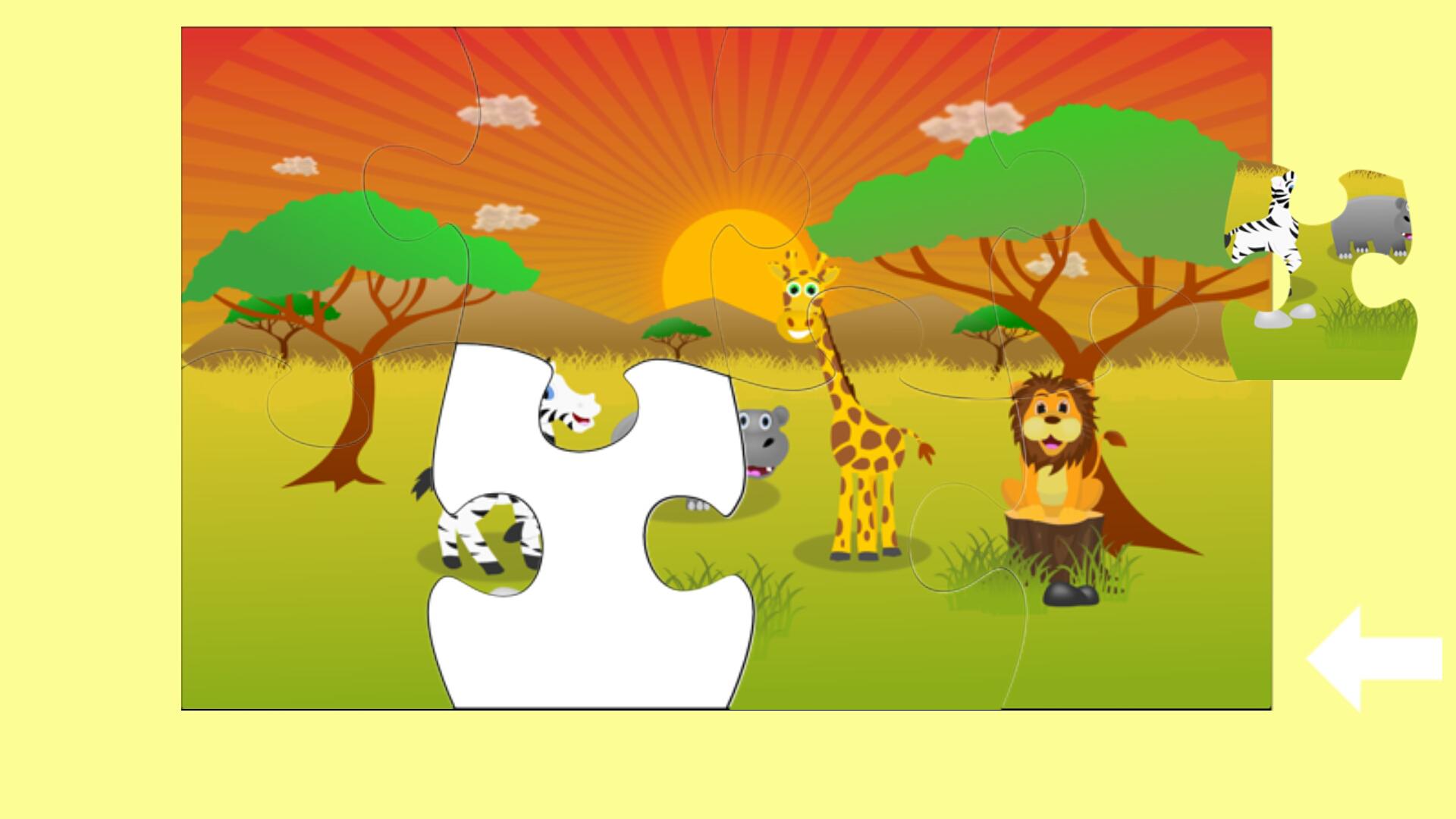 Touch & Move Color Kids Puzzle