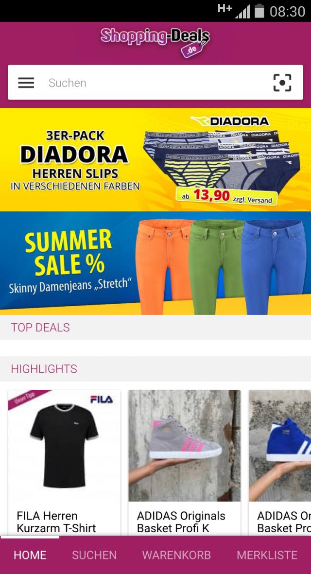 Shopping Deals - 70% Rabatt