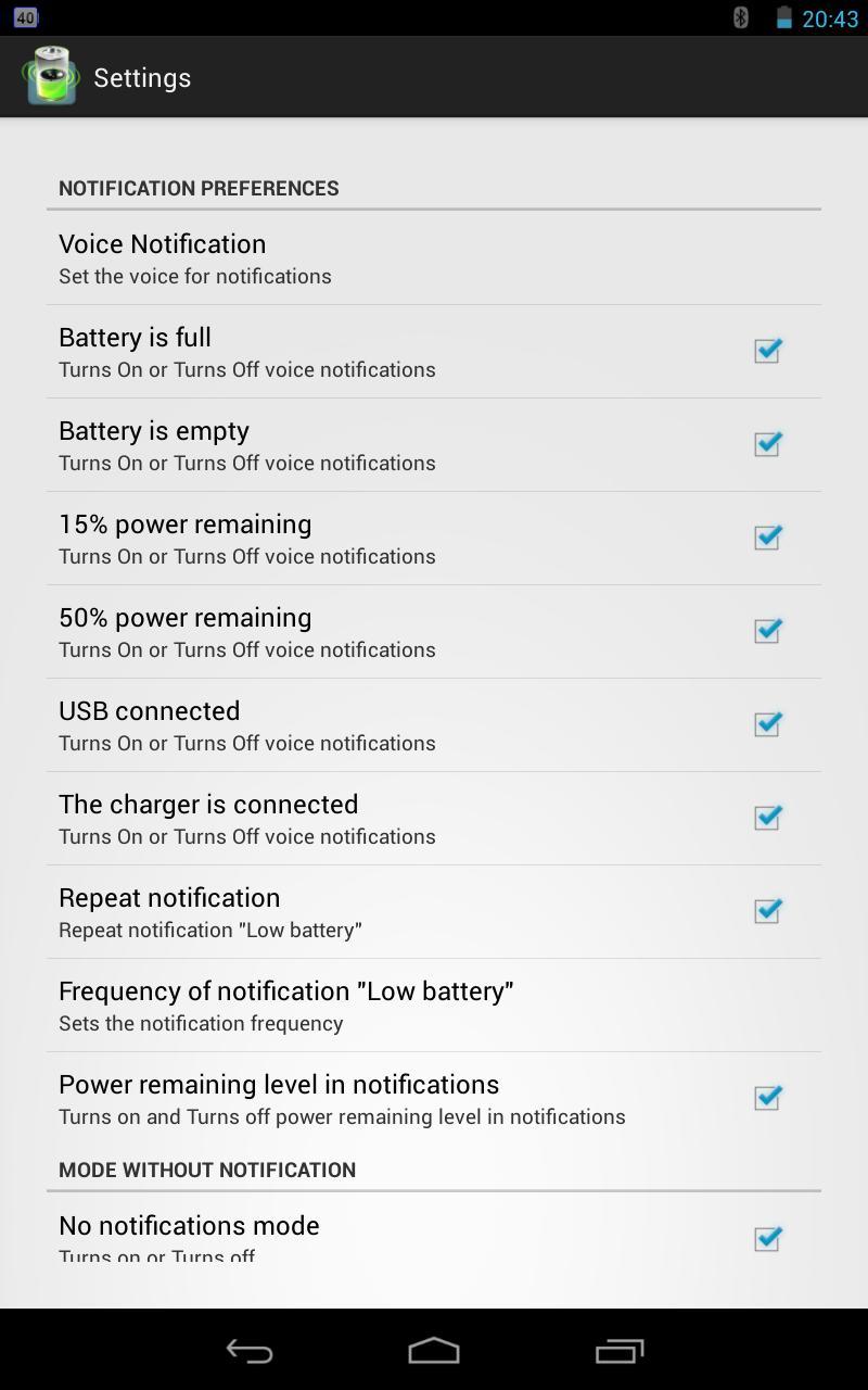 Talking Battery