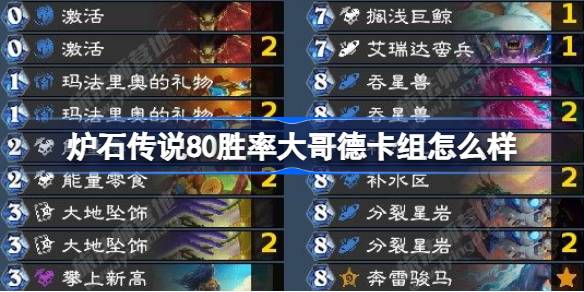ハースストーン80勝利ビッグブラザーデッキ