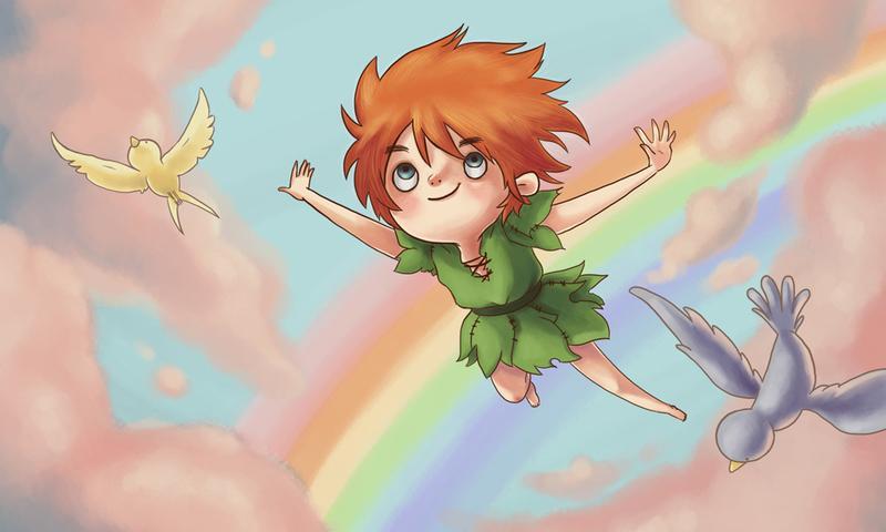 Peter Pan en kapitein Haak