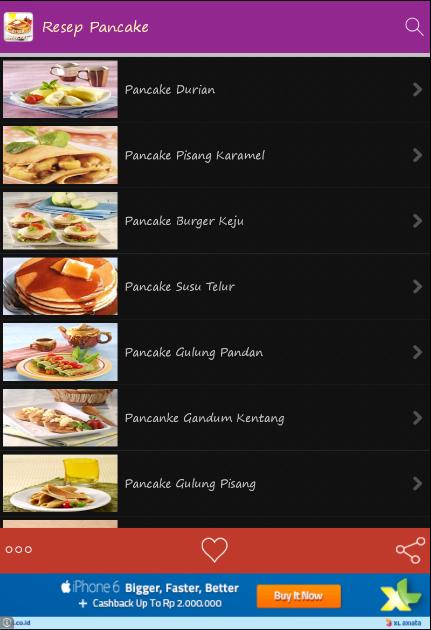 Resep Pancake