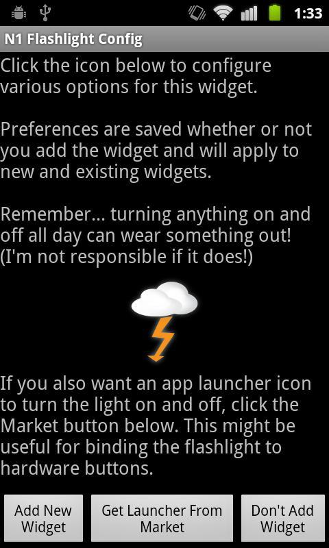 Nexus One LED Flashlight