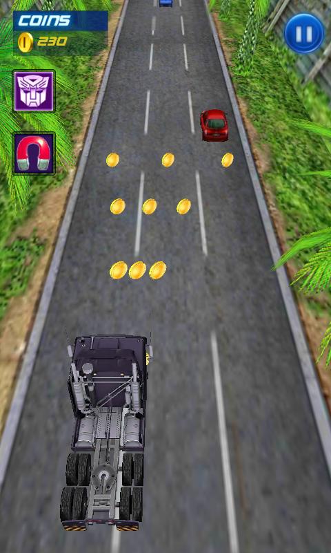 Racing car transform 3D