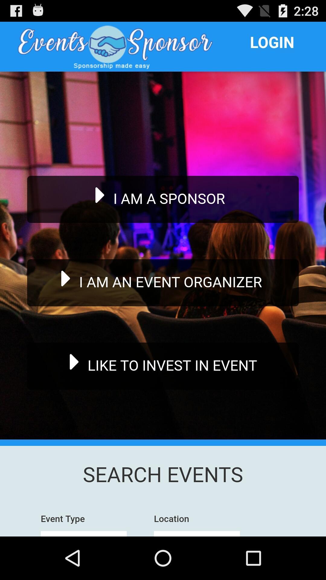Eventssponsor