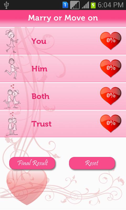 Marry or Move on