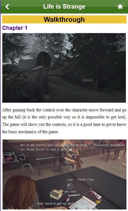 Guide for Life is Strange