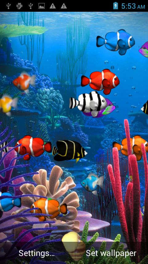 Galaxy Aquarium Live Wallpaper