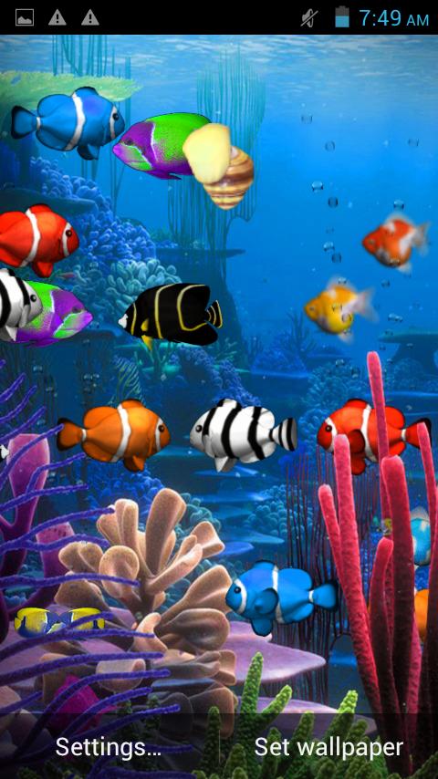 Galaxy Aquarium Live Wallpaper