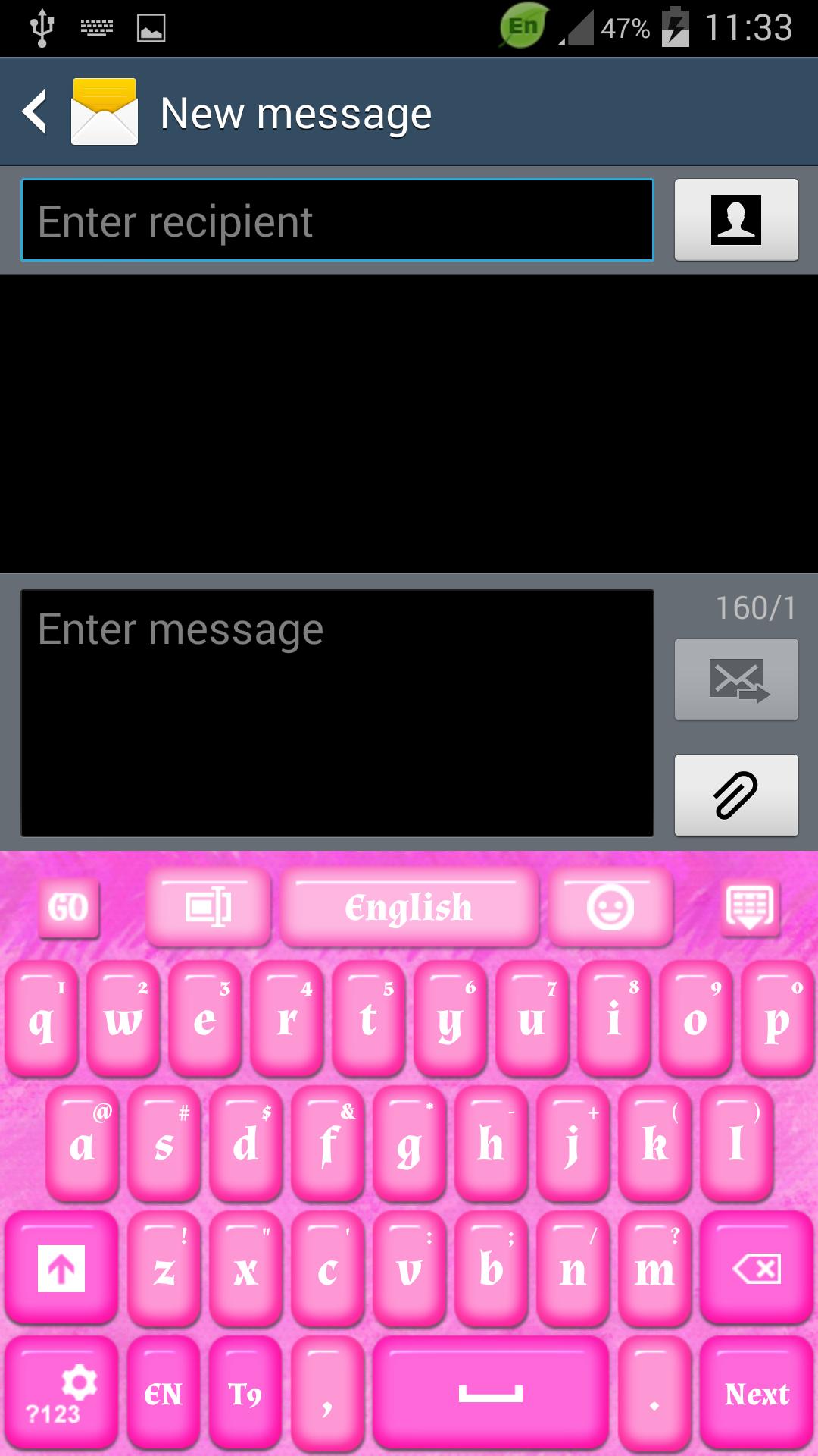 Pink Colors Keyboard