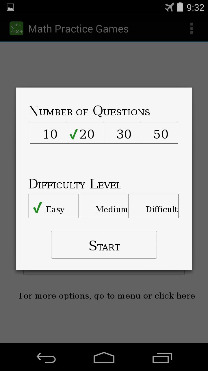 Math Practice Games