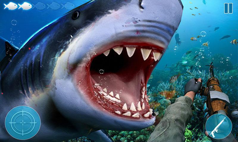 Angry Shark Wild Animal Hunter