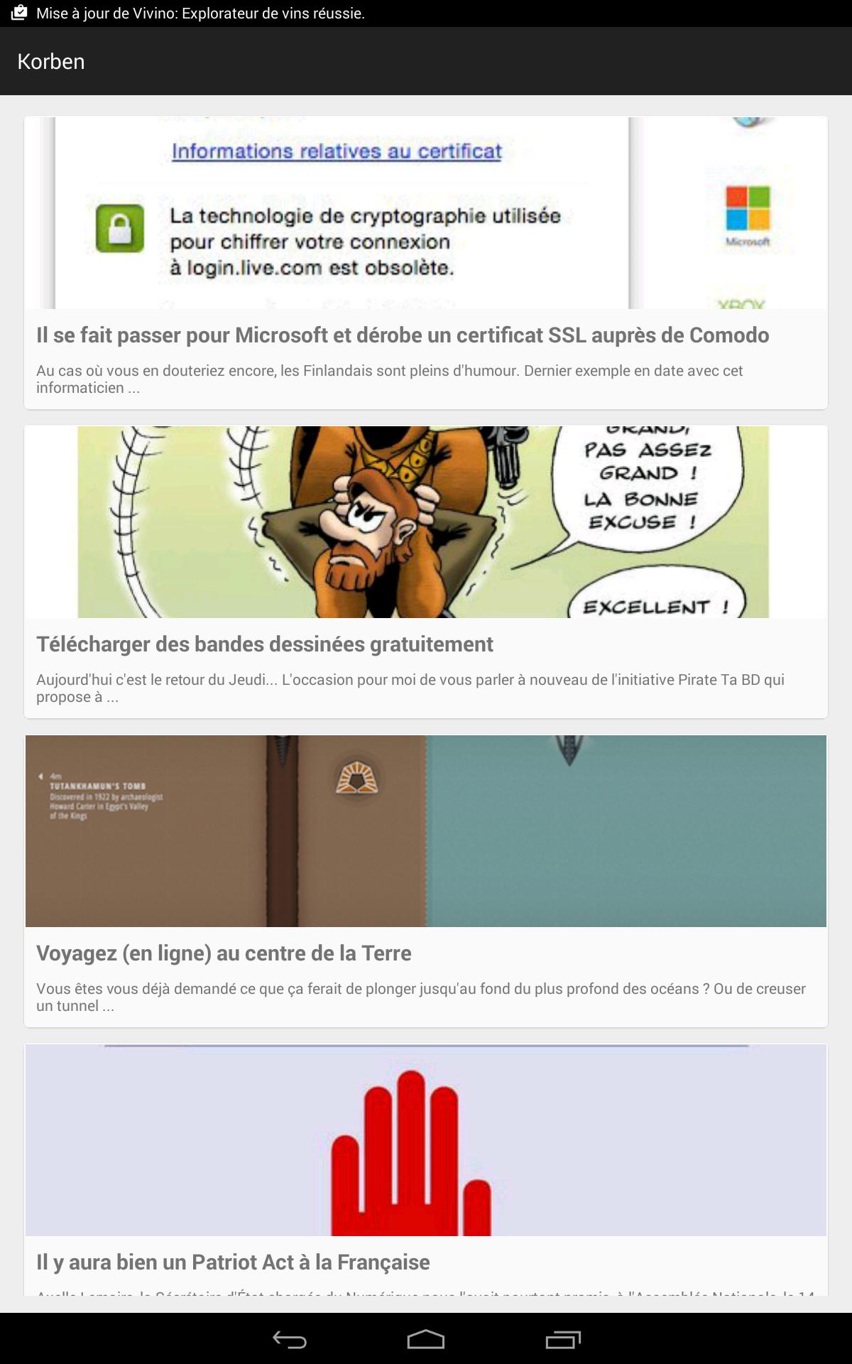Korben - Les News