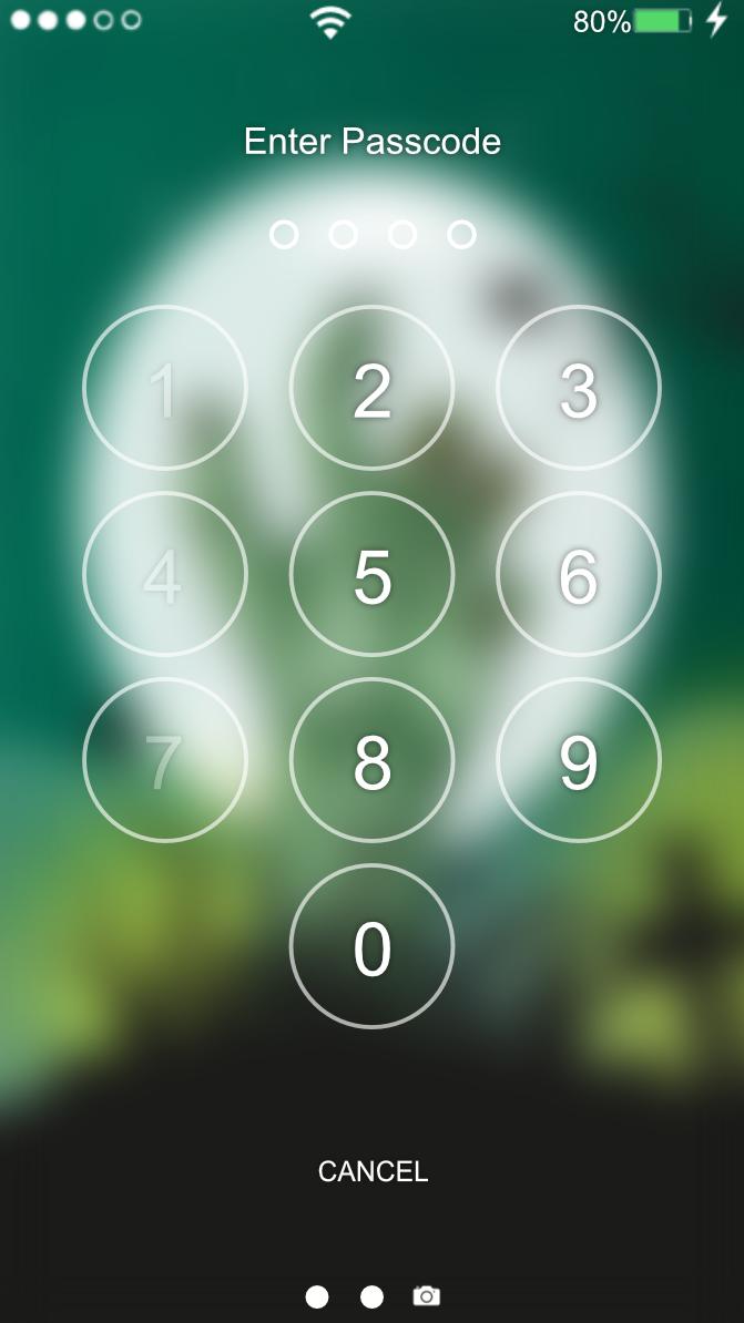 Ghosts Screen Lock
