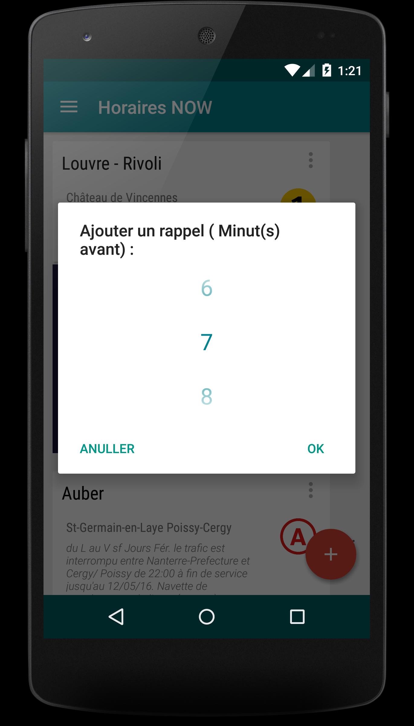 Horaires NOW (RATP)