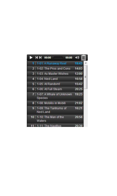Twenty Thousand Leagues audio