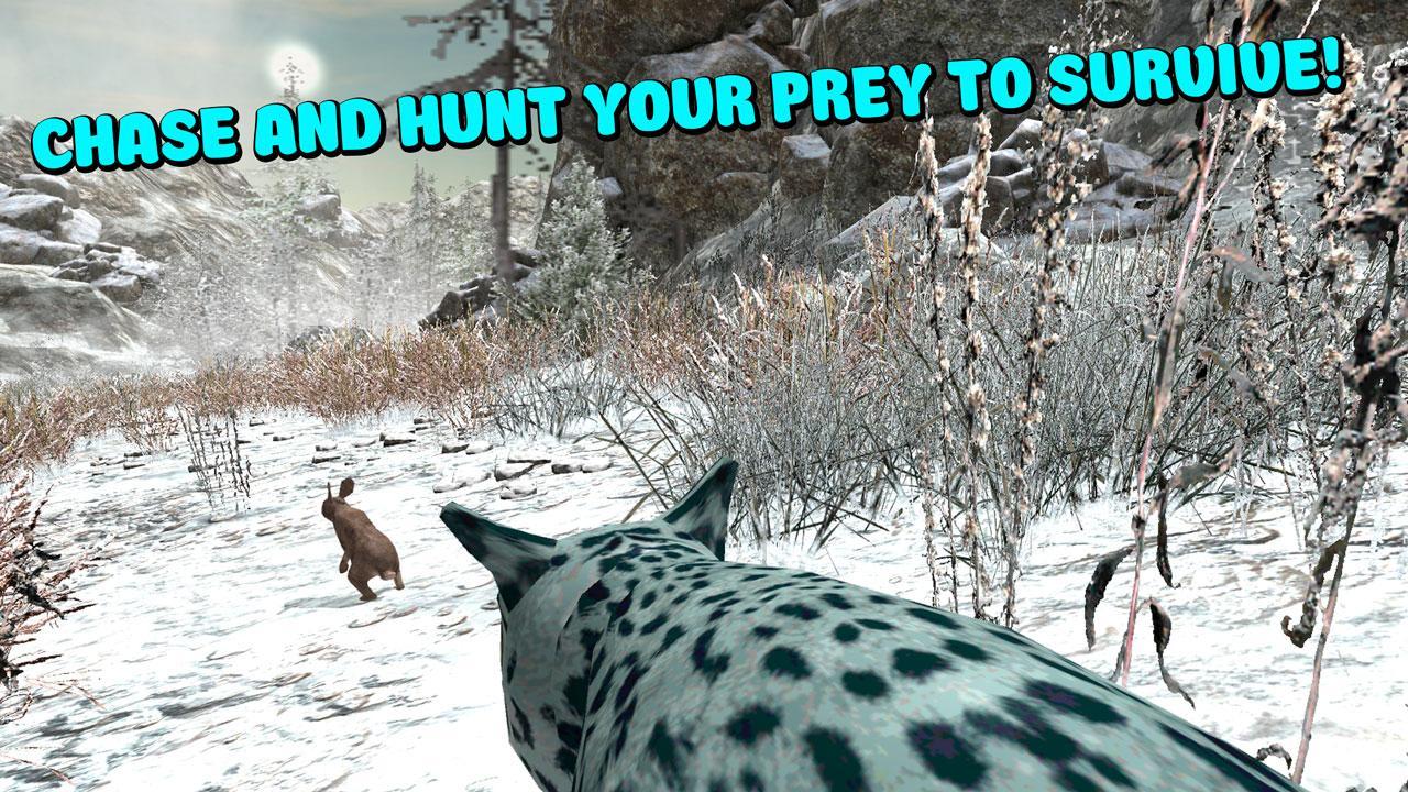 Wild Snow Leopard Simulator 3D