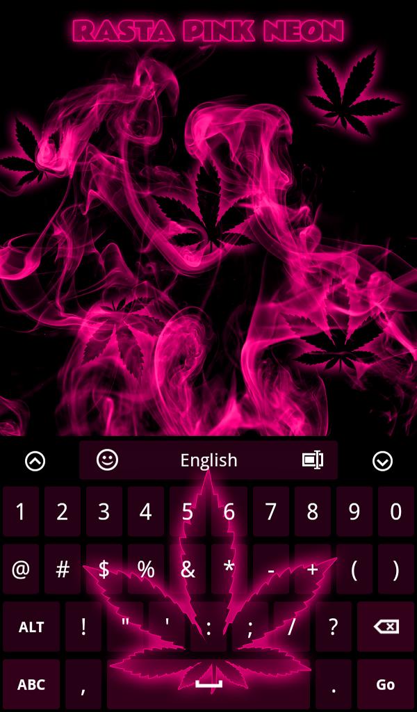 Rasta Pink Neon Keyboard
