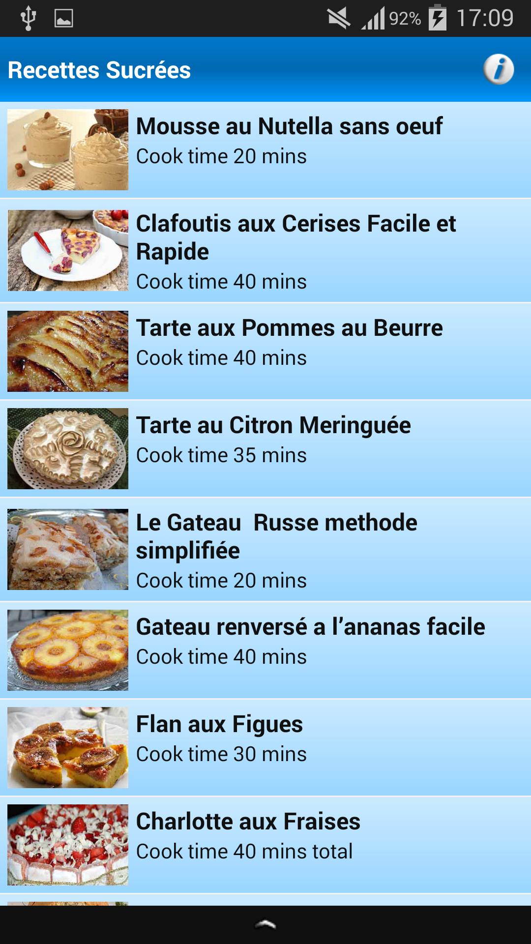 Sweet Recipes