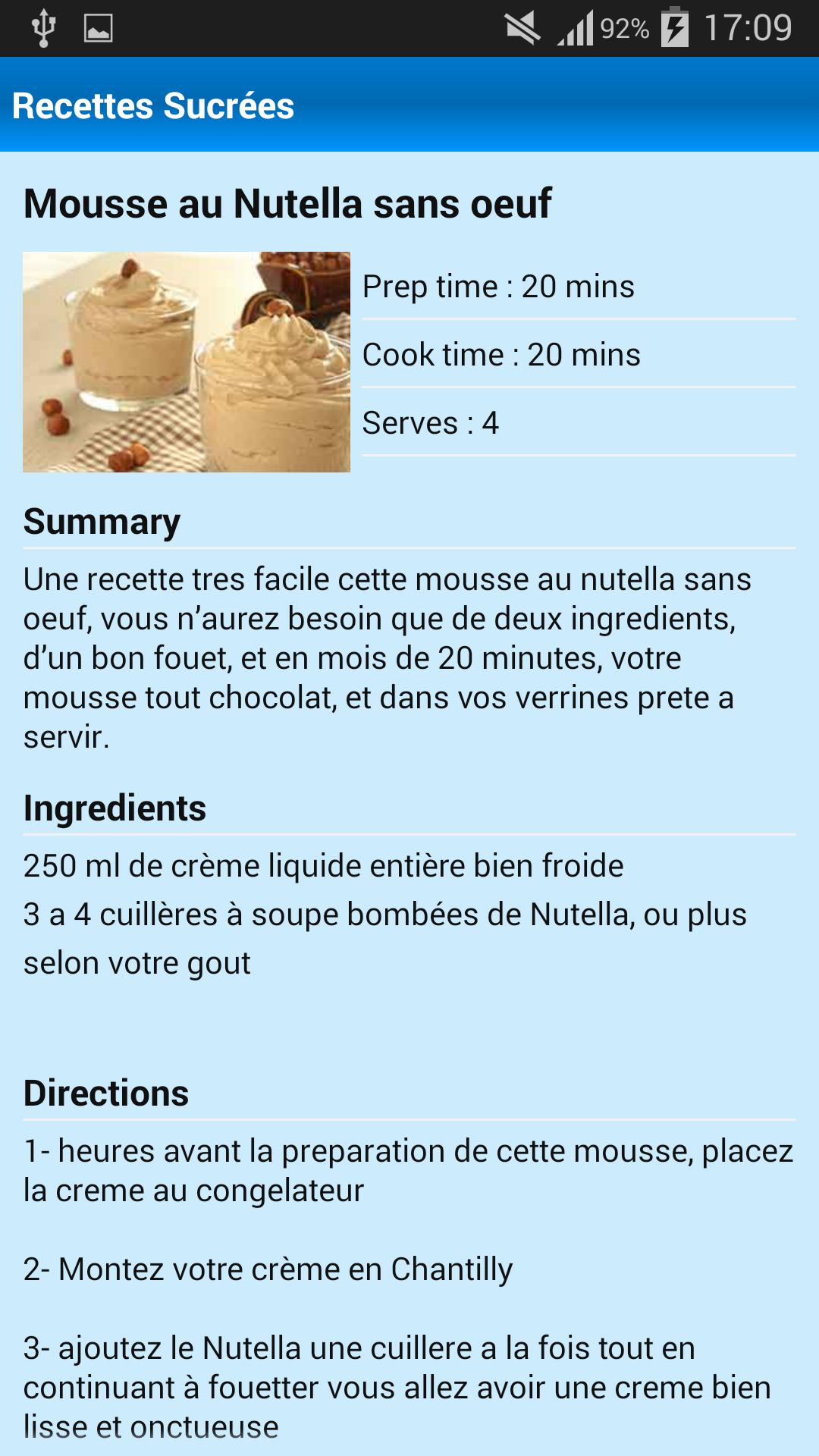 Sweet Recipes