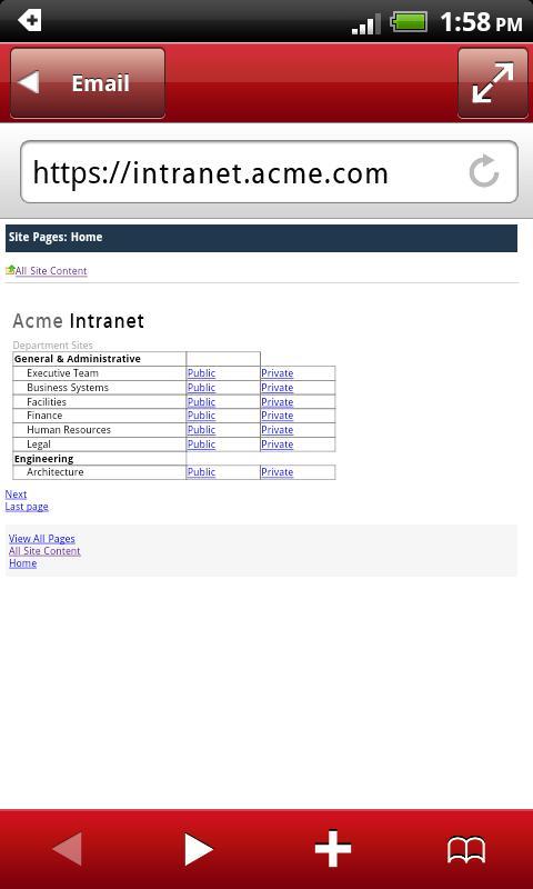 GMA for Android 2.2