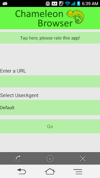 Chameleon browser (UserAgent)