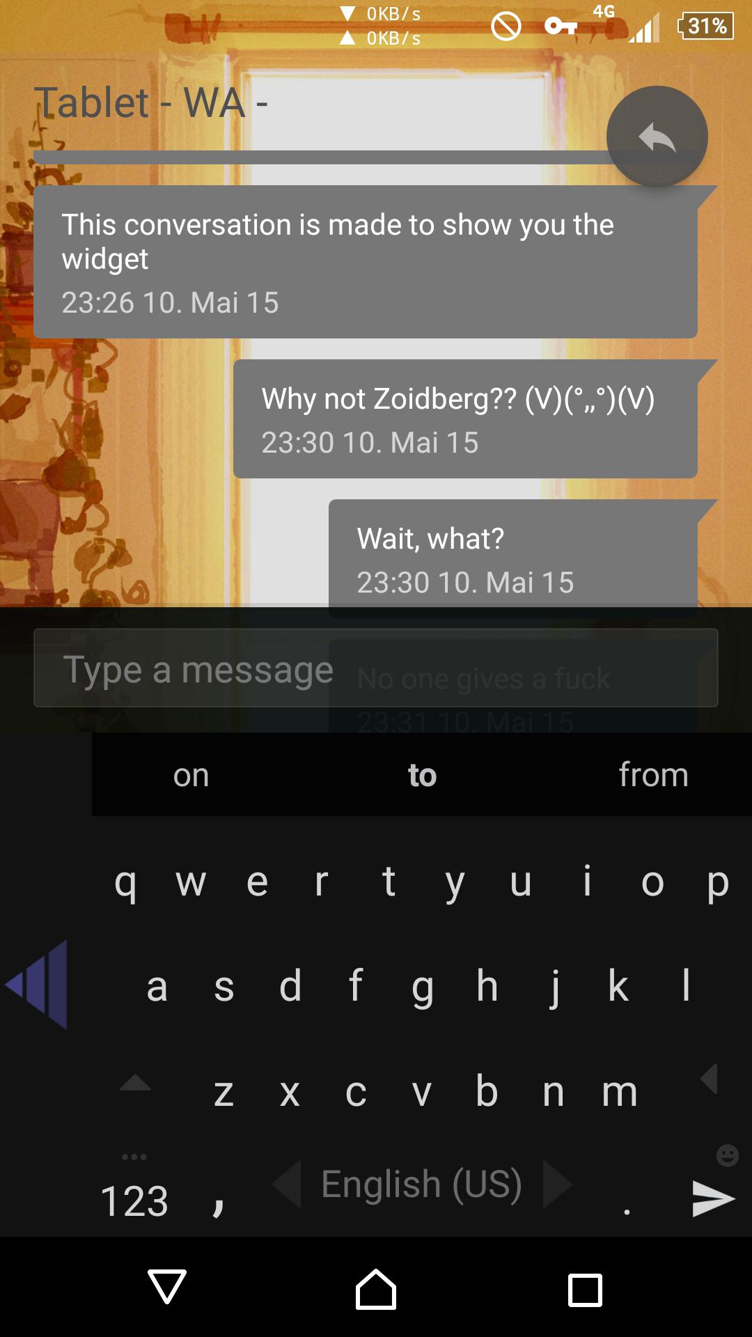 Conversation Widget