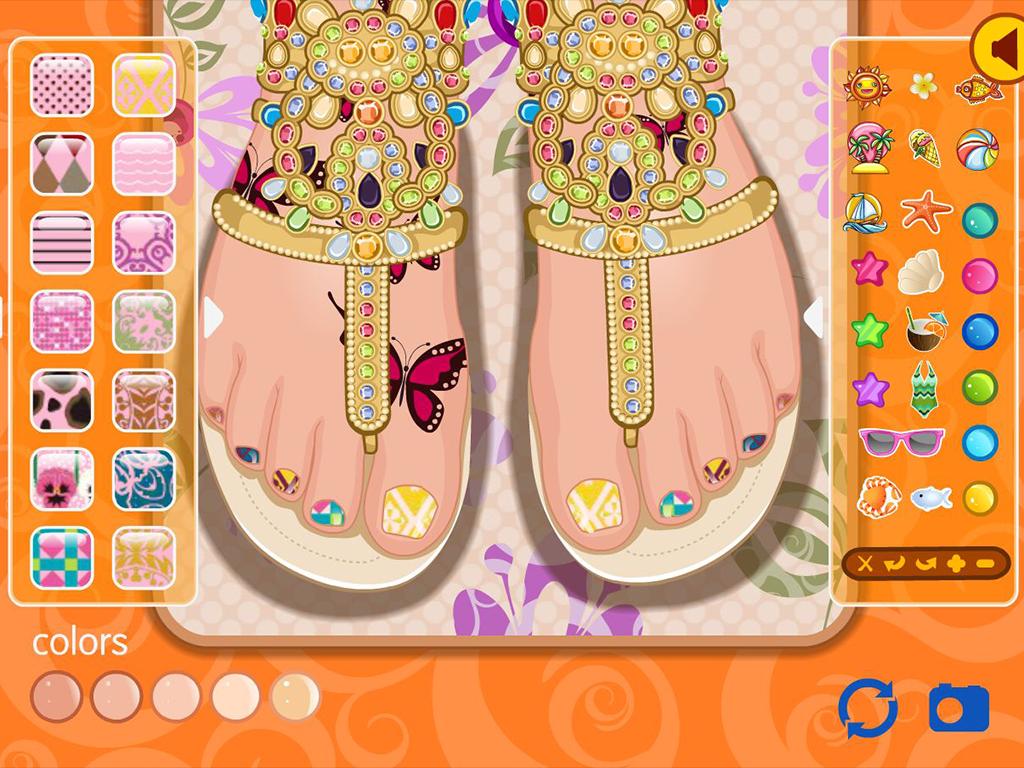 Toe nail design