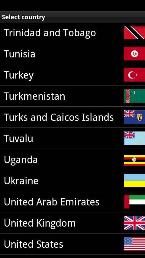 Flags Widget
