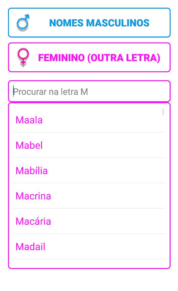 Nomes Origem e Significado