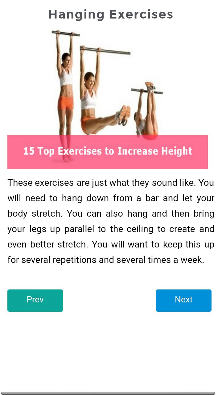 Exercises to Increase Height