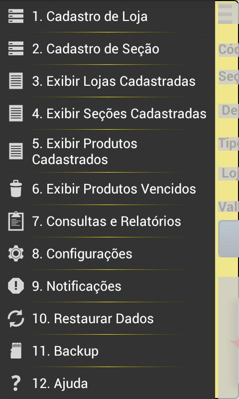 Controle de Validade