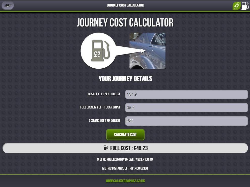 Journey Cost Calculator
