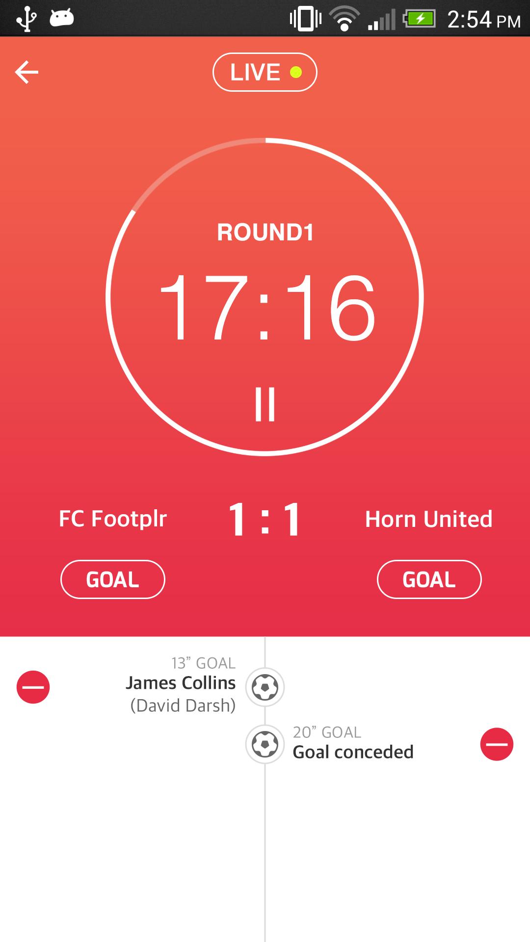 Footplr for team manager