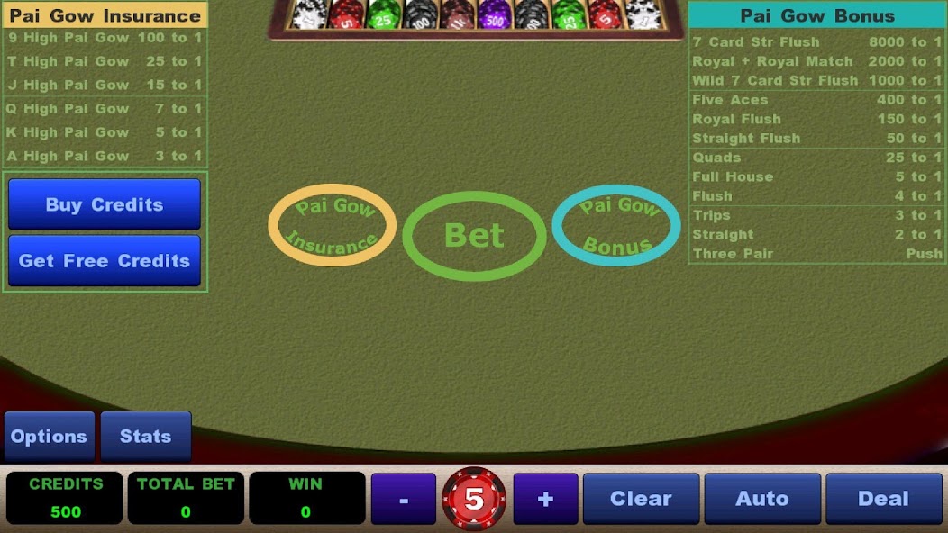 Ace Pai Gow Poker
